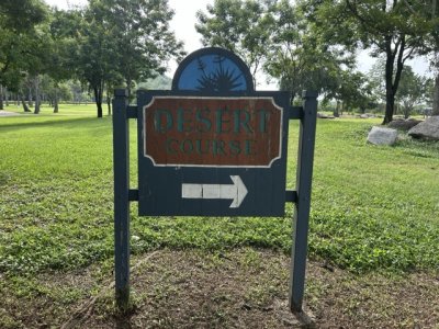 <p>En route vers le trou numéro 1</p>